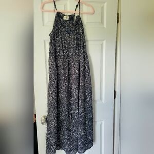 Universal Thread Black Sleeveless Halter Maxi Sundress